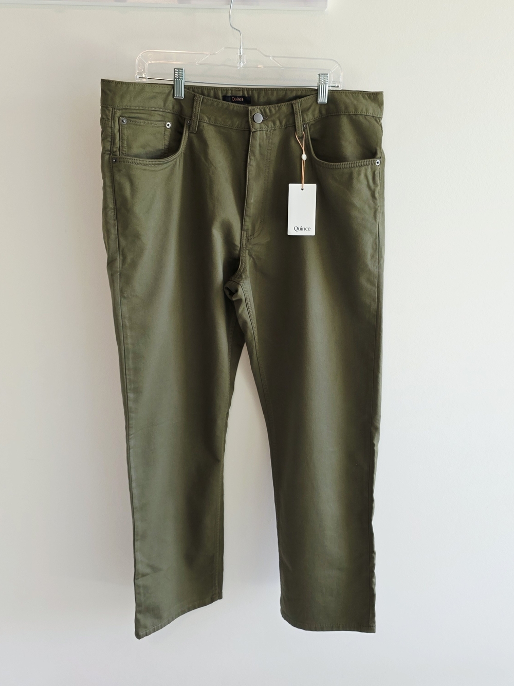 Quince Pants Men’s 38 X 29 Comfort Stretch Traveler Size Tag Incorrect See Pics